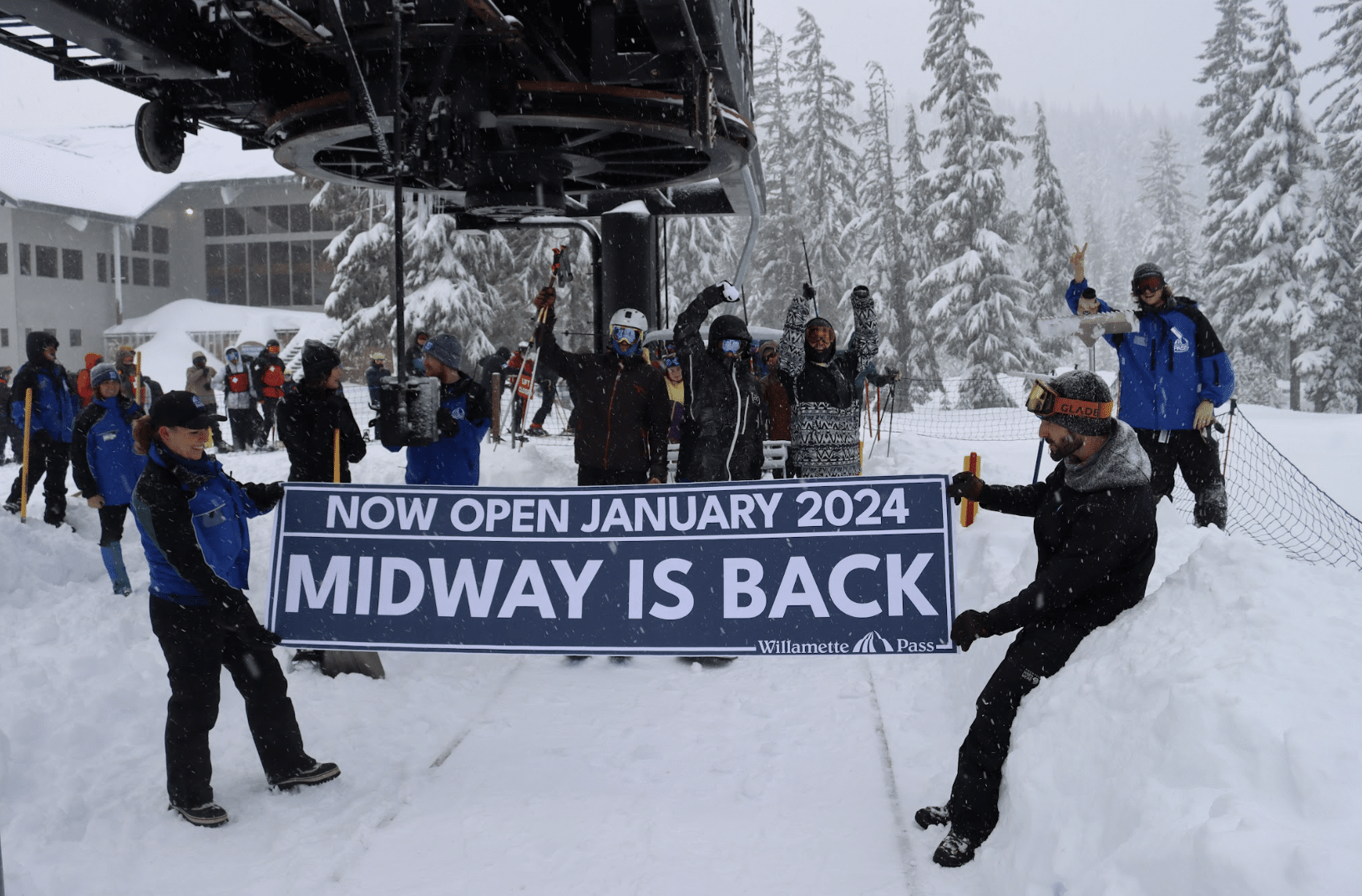 Midway chairlift is BACK!
