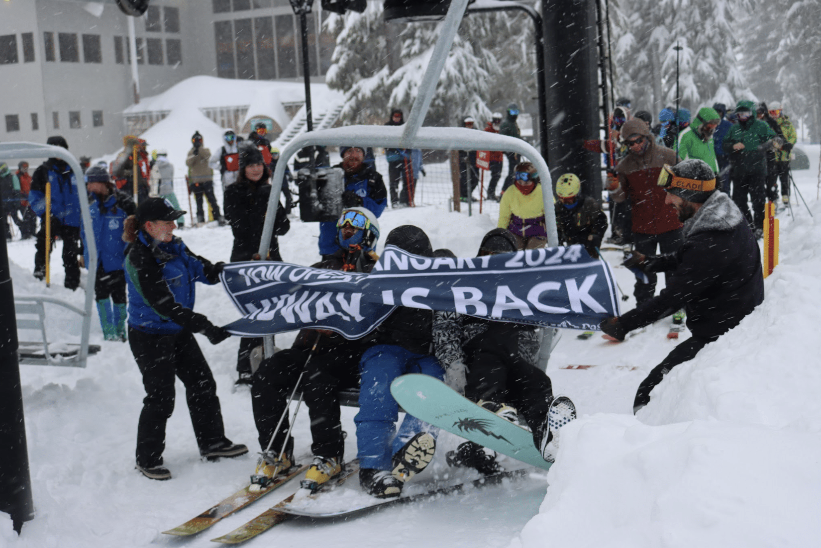 Midway chairlift is BACK!