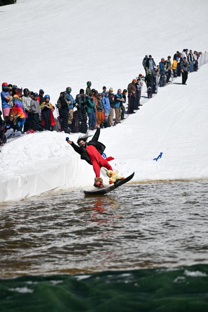 Willamette Pass Pond Skim