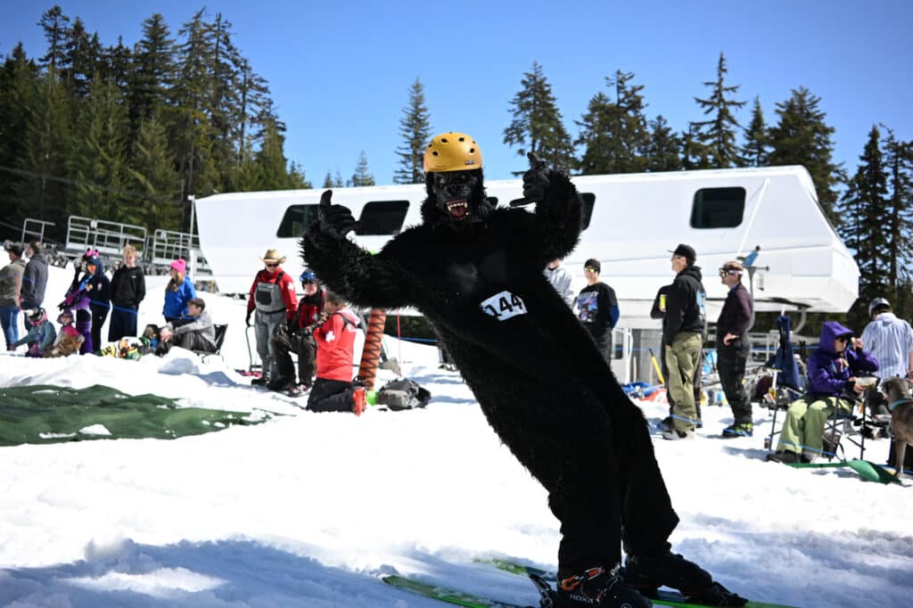 Willamette Pass Pond Skim