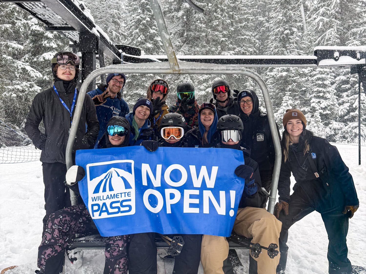 Willamette Pass 2025/26 Opening Day Photo